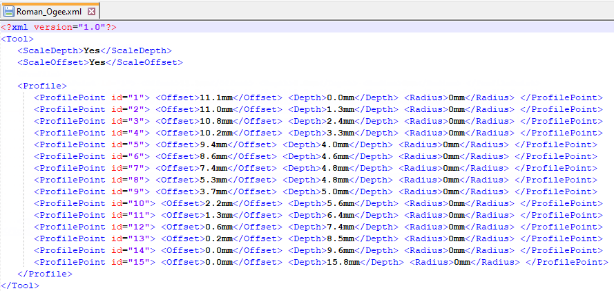 Edge Profiling Xml